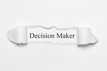 Canvas Print - Decision Maker	