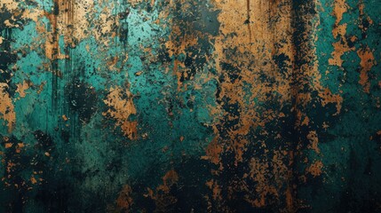  Grunge Background Texture in the Style Earth Brown and Pine Green - Amazing Grunge Wallpaper created with Generative AI Technology