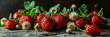 Bright Bouquet Strawberry Shells Dandelion Leaves, Banner Image For Website, Background, Desktop Wallpaper