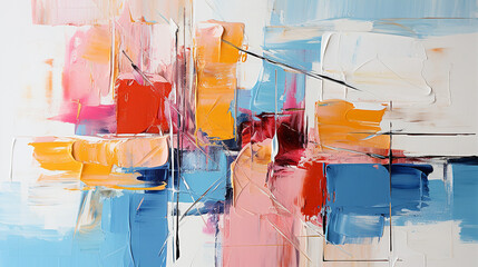 Wall Mural - Abstract watercolor painting, esoteric background.