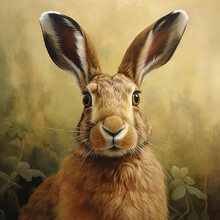 A Close Up Of A Rabbit, Hare