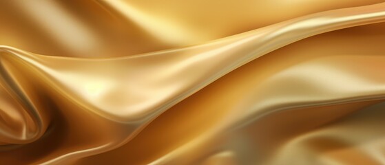 Wall Mural - gold silk satin fabric abstract background
