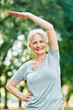 © Lumos sp - outdoor senior fitness woman lifestyle active sport exercise healthy fit retirement jogging running portrait happy smiling cheerful