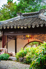 Wall Mural - Suzhou, China: Couple's retreat garden