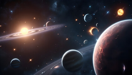 planet in space