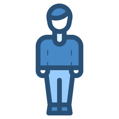 Wall Mural - man standing icon