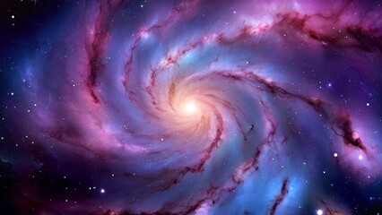 Wall Mural - spiral galaxy background
created with some elements made with generative AI