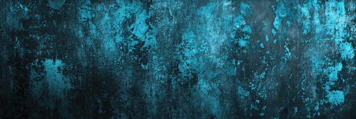  Grunge Background Texture in the Style Turquoise Blue and Black - Amazing Grunge Wallpaper created with Generative AI Technology