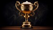 Ornate Golden Trophy Cup