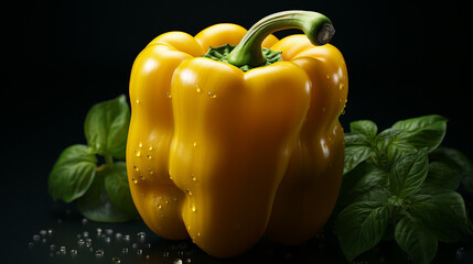 Wall Mural - yellow bell peppers