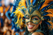Brazilian carnival masks