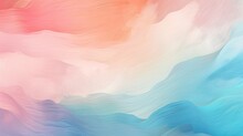 Sky Blue Azure Teal Pink Coral Peach Beige White Abstract Background