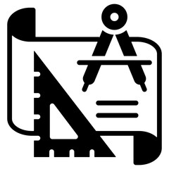 Sticker - Technical Drawing Icon