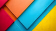 Complementary soft colors - high contrast shapeless Flat colorful cyan blue yellow red background wallpaper
