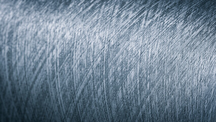 Aufkleber - synthetic textile thread,  thread at industrial weaving manufacturing machine,  textile fabric production industrial concept background