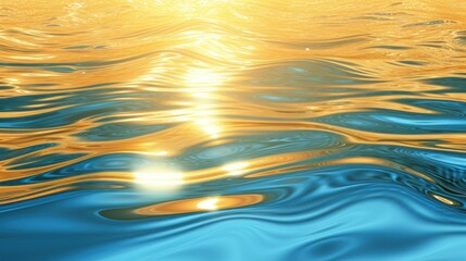 Wall Mural - the sun shines brightly in the water as it reflects off the surface of the water and reflects off th