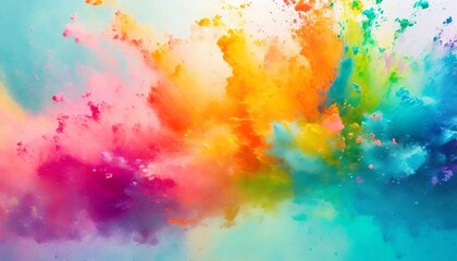 Wall Mural - paint splash 8k colorful desktop wallpaper