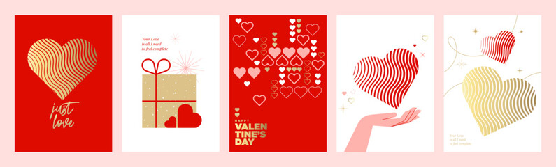 Wall Mural - Let's celebrate love. Concepts for Valentine‘s day card, love message, background, social media, web banner, marketing.