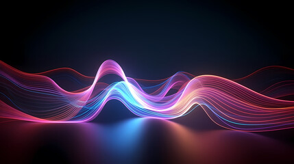 Wall Mural - Technology abstract graphic poster web page PPT background, abstract background