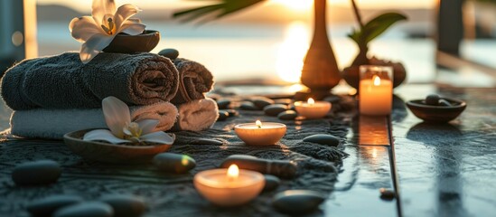 Luxury spa offers wellness services for body and mind health, including massages, facials, and stress relief. Options available for all customers, promoting zen, calmness, and energy healing