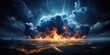 © duyina1990 - Biblical end times destruction of Sodom and Gomorrah