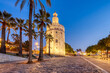 The Torre del Oro (The Gold Tower), Seville, Spain.