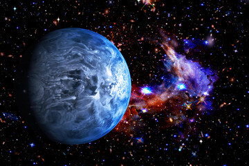 Wall Mural - Extrasolar planet. The elements of this image furnished by NASA.