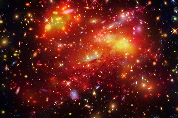 Wall Mural - space and galaxy. the elements of this image furnished by nasa.
