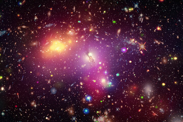 Wall Mural - amazing galaxy view and stars. the elements of this image furnished by nasa.