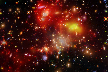 Wall Mural - space and galaxy. the elements of this image furnished by nasa.