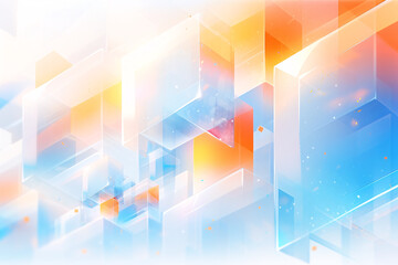 Wall Mural - digital color wave gradient curve abstract graphic poster ppt background, abstract art background