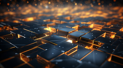 High-tech futuristic technology abstract technology mesh style background, graphic poster PPT background