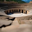 An ancient Hellenistic theater carved into a mountainside2