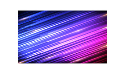 Wall Mural - digital technology neon light line trails, high speed lines. light streak, fiber optic, speed line, 
