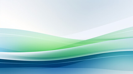 Wall Mural - Abstract green curve background, gradient abstract PPT background