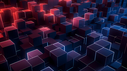 Technology abstract graphic poster web page PPT background, technology background