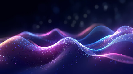 Wall Mural - Technology abstract graphic poster web page PPT background, technology background