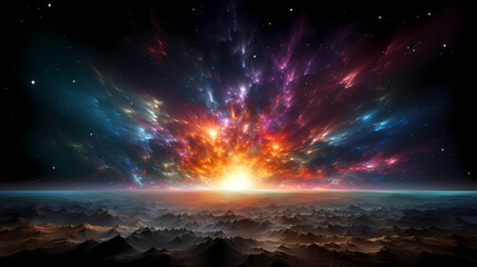 Wall Mural - Technology abstract graphic poster web page PPT background, technology background