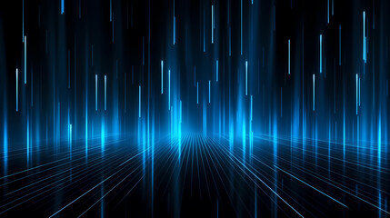 Wall Mural - Technology abstract graphic poster web page PPT background, technology background