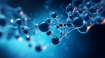Wall Mural - Technology abstract graphic poster web page PPT background, technology background