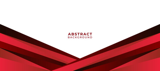 Wall Mural - modern red gradient geometric background vector. suitable for banner poster flyer brochure