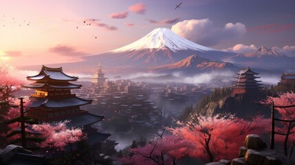 Wall Mural - Japan Stunning Open World Game Art