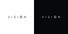 Unique And Modern Vision Logo Design