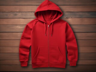 Sticker - Stylish Hoodie Mockup for Fashion and Casual Wear - AI Generated