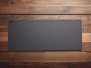 Wall Mural - Tranquil Yoga Mat Mockup for Wellness and Fitness - AI Generated