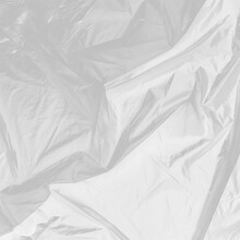 Transparant Wrinkled Plastic, White Plastic Or Polyethylene Bag Texture, Macro,no Background