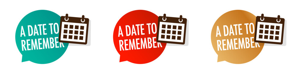 Canvas Print - A Date to remember