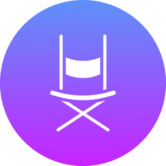 Canvas Print - Cinema Chairs Icon