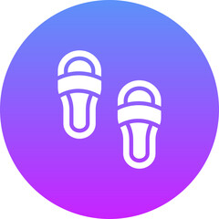 Wall Mural - Flip Flop Icon