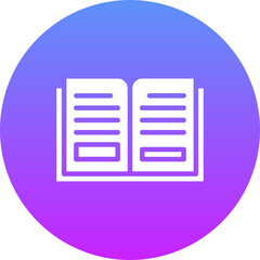 Poster - Book Icon